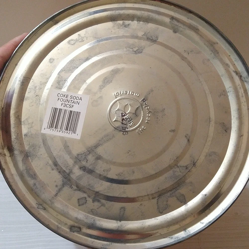 Vintage 1992 Coca-Cola Tin Can Storage Container - Picture 5 of 5